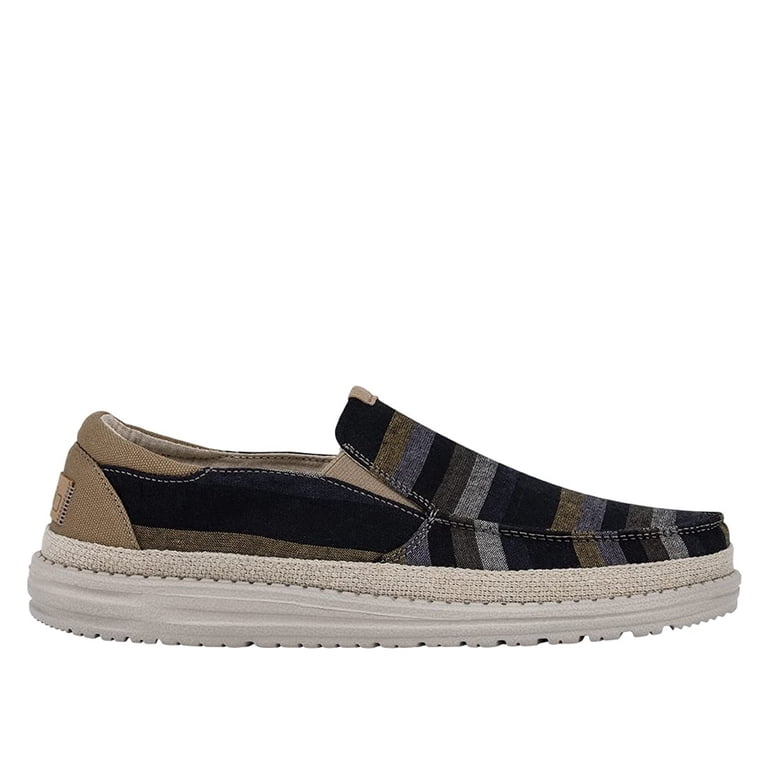 Hey Dude Men\'s Slip-Ons - Beige and Dark Blue Hey Dude Men main image 3