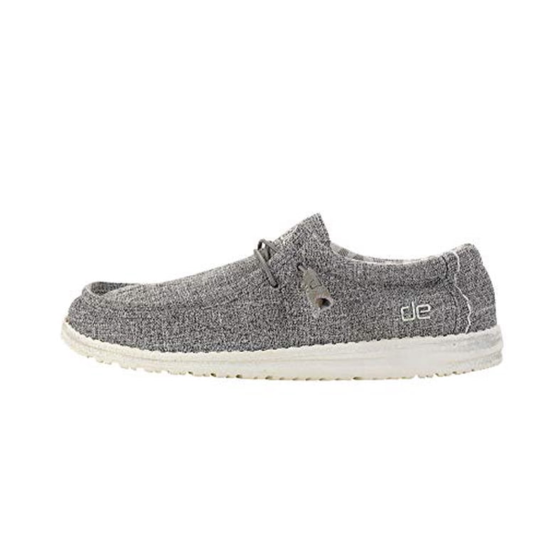 Hey Dude Mens 11 Wally Linen Iron Loafer Slip On Shoes Lightweight Casual Walk Hey Dude Mens 11 Wally Linen Iron Loafer Slip On Shoes  main image 4