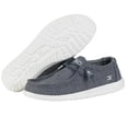 thumbnail image 1 of hey dude men's wally linen loafers grey linen canvas textile memory foam 8 us m / eu 41, 1 of 2