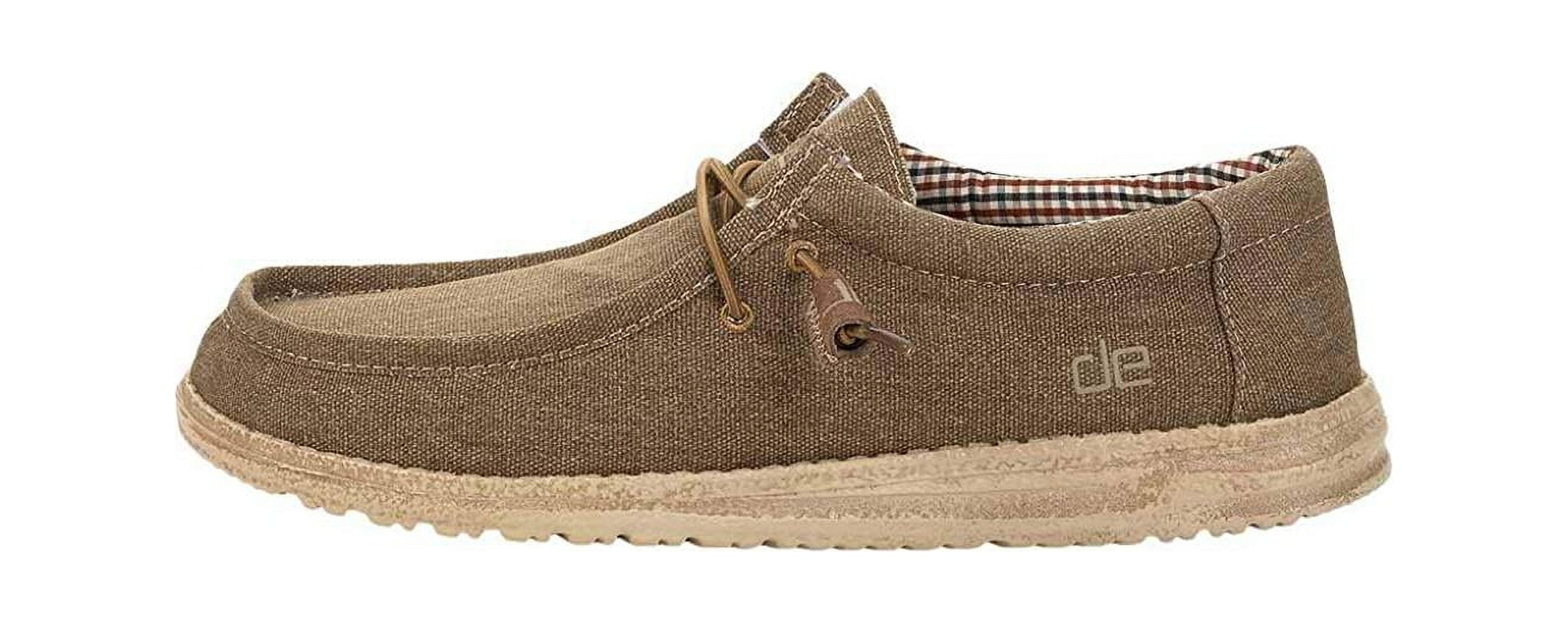 Hey Dude Men's Wally Nut Size 10, Comfortable & Light-Weight Lace Up
