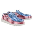 thumbnail image 1 of Hey Dude® Men's Wally Patriotic Stars  Stripes Casual Shoes 40001-9C8, 1 of 5