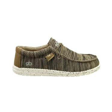Hey Dude Men's Wally Sox Stretch Loafers – Lightweight, Comfortable Slip-On Shoes, Multi-Color