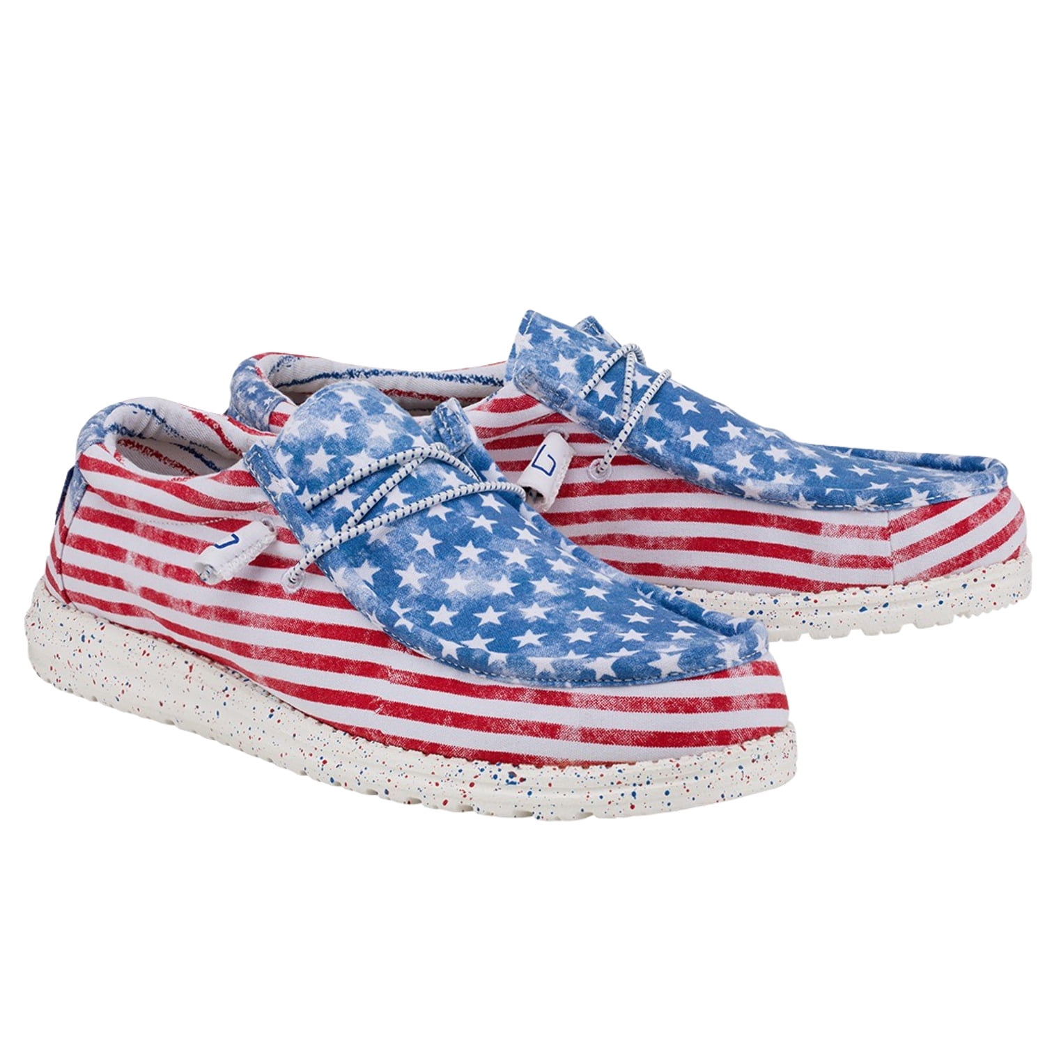 Men's Hey Dude Wally Stars N' Stripes Shoes