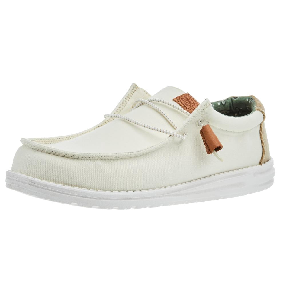 Hey Dude Mens Cream Workwear Casual Shoe - Walmart.com display picture 3
