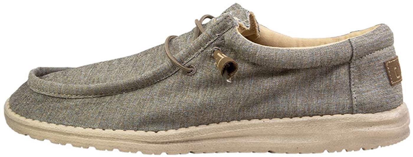 Hey Dude Men\'s Wally L Stretch Hey Dude Wally L Stretch Steel Gray Shoes Men Size 9 (gr203  main image 3