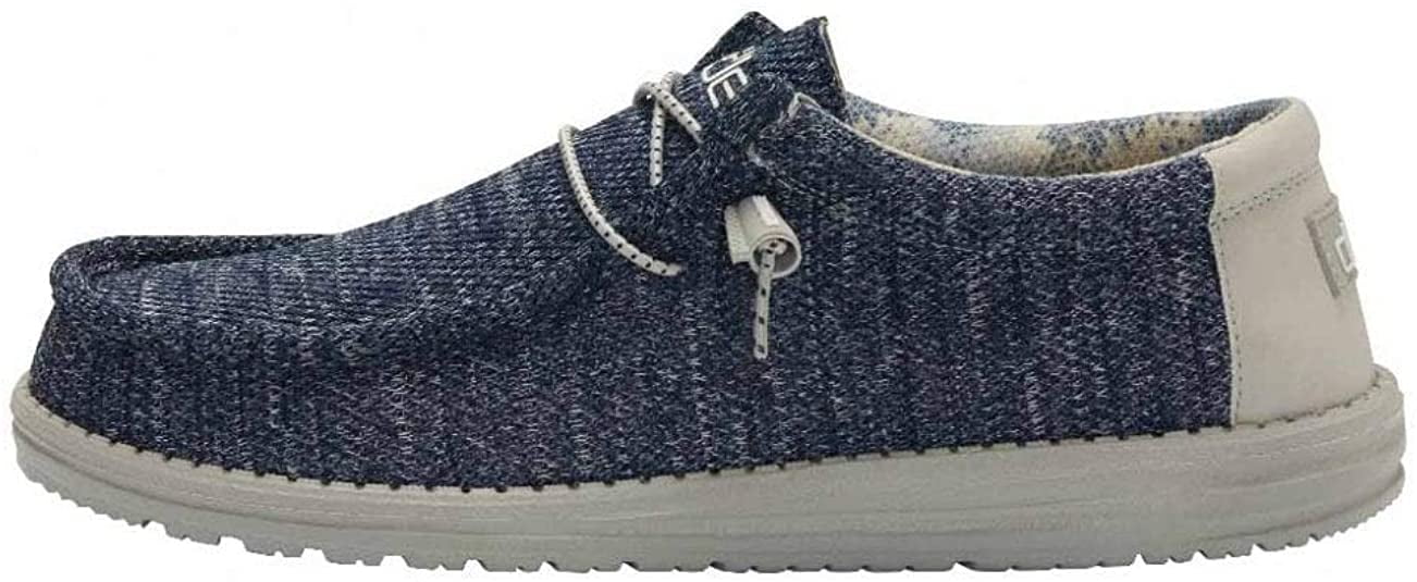 Hey Dude Mens Wally Sox Moonlit Ocean - Size 8 - Walmart.com