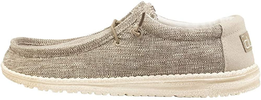HEYDUDE Men's Wally Tri Party Animal Loafers - Breathable Mesh Casual Shoes With Memory Foam