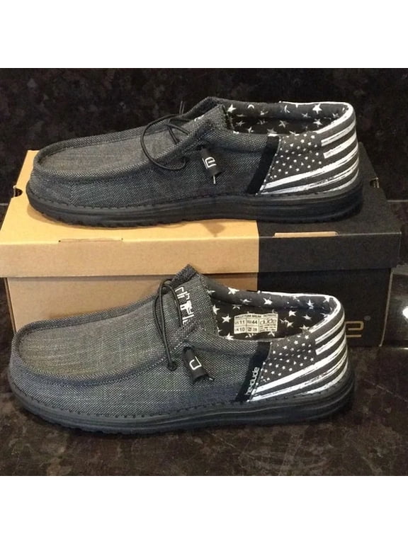 Hey Dude Wally USA Proud Exclusive Patriotic Shoes