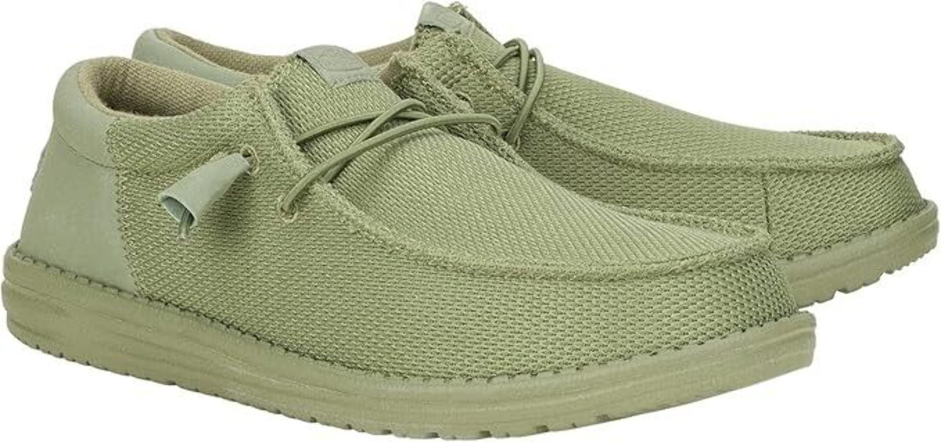 Hey Dude Men\'s Wally Funk Mono 40011-337 Slip-On Loafers in Olive Size 8M HEY DUDE WALLY FUNK MONO SHOES MENS SZ 9 OLIVE GREEN NEW  main image 4