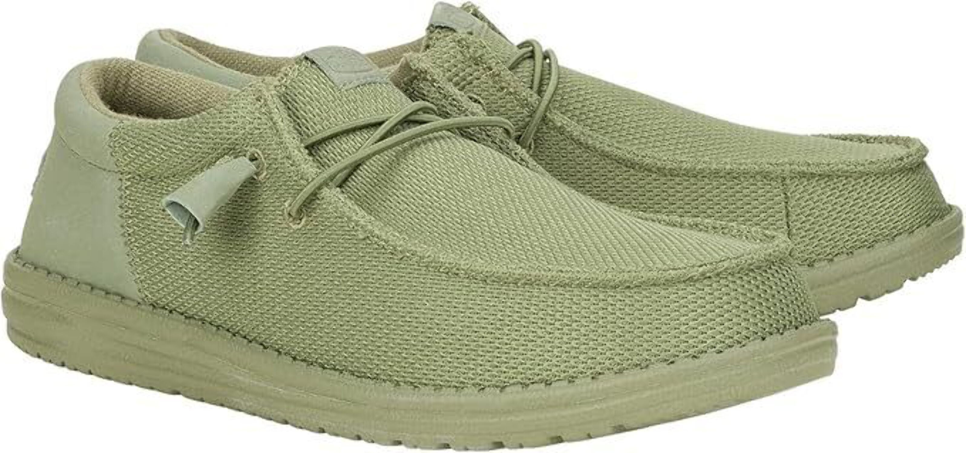 Hey Dude Wally Funk Mono 40011-337 Men's Olive Green Slip-On Hey Dude Wally Funk Mono 40011-337 Men's Olive Green Slip-On