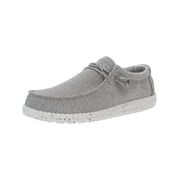 Hey Dude Wally Sox Classic Men's Knit Slip On Loafer Shoes Gray 13