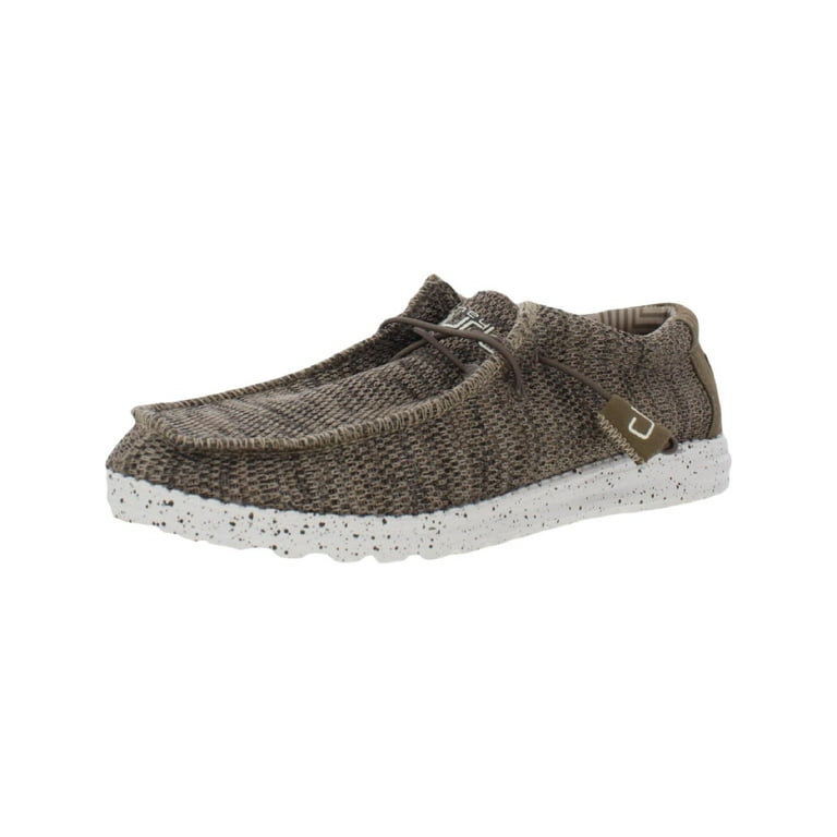 Hey Dude Wally Sox Classic Men's Knit Slip On Loafer Shoes 