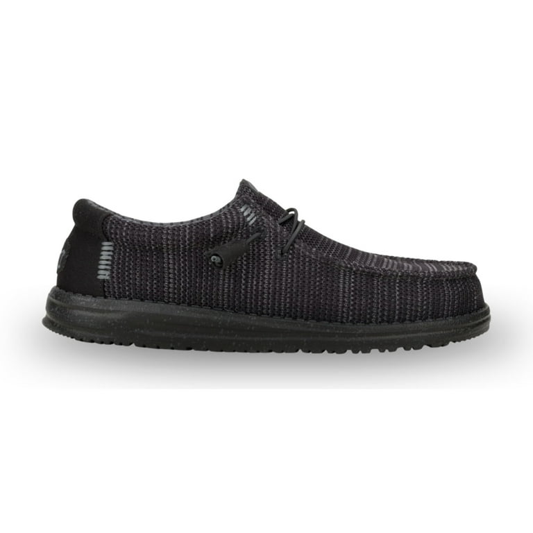 Hey Dude Men\'s Dark Charcoal Slip-On Loafers Hey Dude Mens Wally Eco Sox Slip On Shoes Sz 13 Charcoal  main image 3