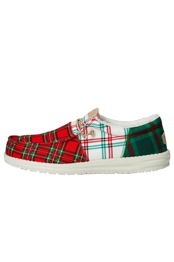 Wally Tri Tartan Plaid Red / White / Green 43472-78Q Men's Size 10