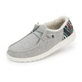 thumbnail image 1 of Hey Dude Women's Wendy Funk Wool Grey Size 8 | Women’s Shoes | Women’s Lace Up Loafers | Comfortable & Light-Weight, 1 of 7