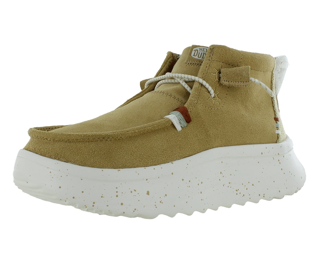 Wendy Peak Hi Suede BLUSH Hey Dude