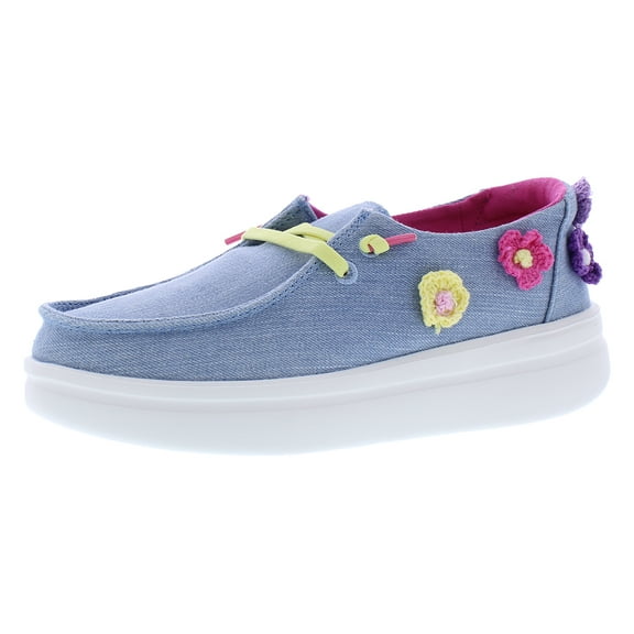 Hey Dude Wendy Rise GS Girls Shoes Size 3, Color: Crochet Dahlia