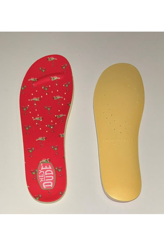 Women's Beach Insoles pink Size 10 | Women's Shoes | Women Slip-on Insoles | Comfortable & Light-Weight