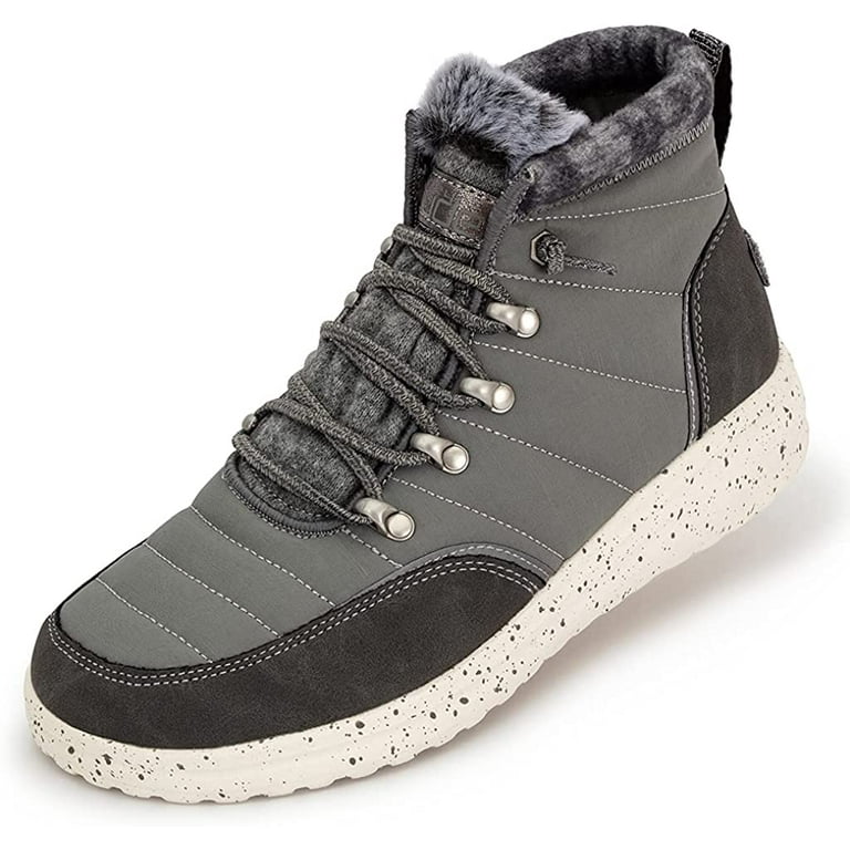 Grey Hey Dude Winter Shoes Hey Dude Britt Youth Boho Fluo Grey