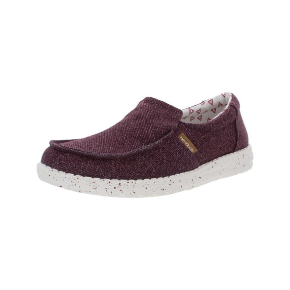 Hey Dude Women's Misty Lightweight Slip On Loafer Sneaker Burgundy 8