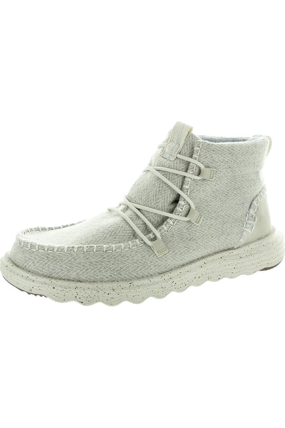 Hey Dude Women's Reyes Slip On Boots Ivory 10 Medium