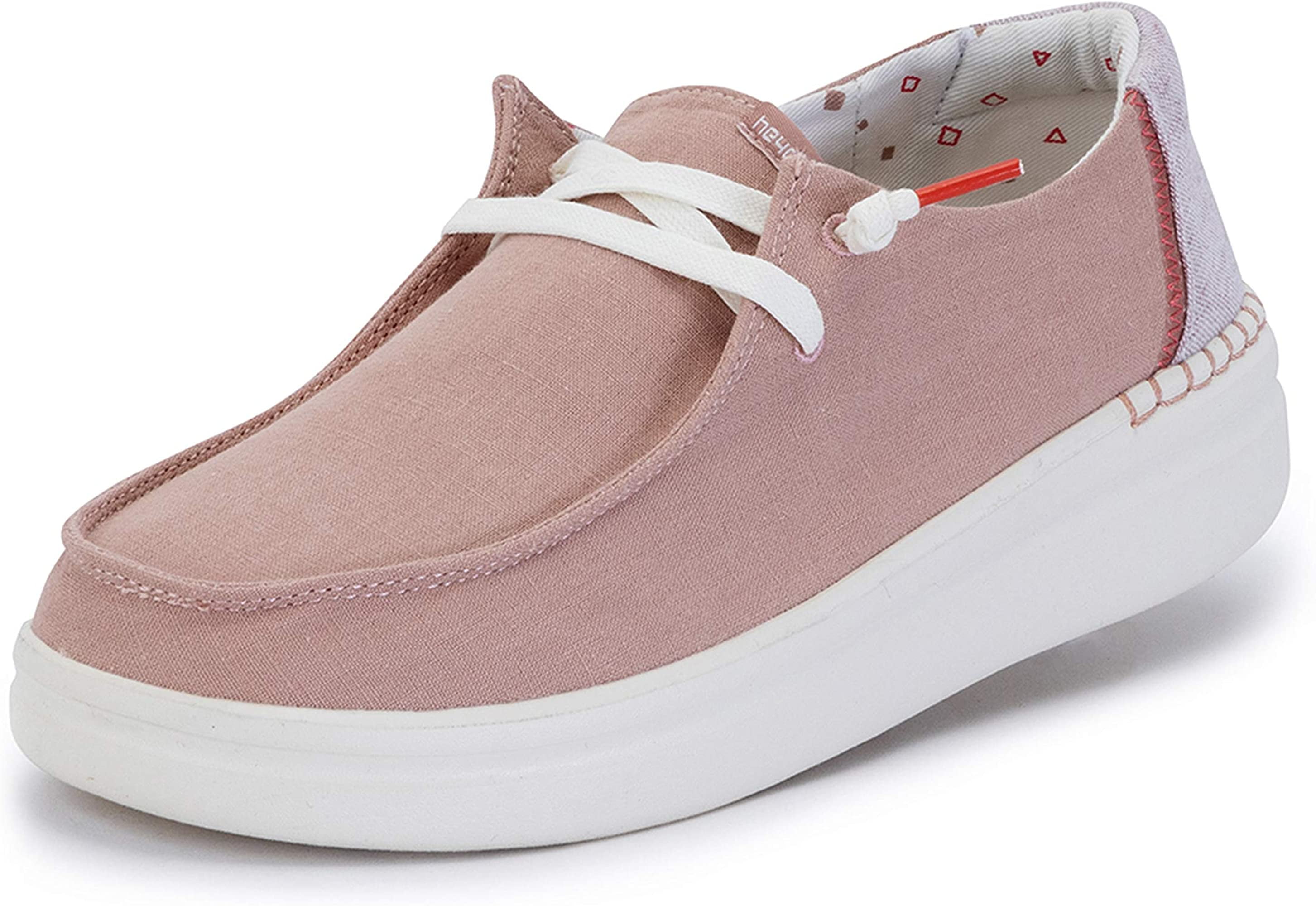 ୨୧ HEY DUDE WENDY SPARKLING ROSE GOLD WOMEN'S CASUAL SHOE