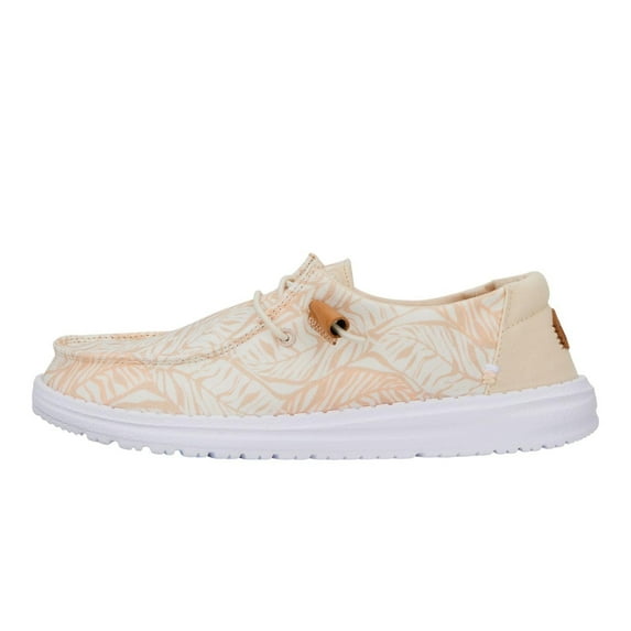 Hey Dude Women's Wendy Tropical Light Pink Size 7 Women's Shoes Women Slip-on Loafers Comfortable & Light-Weight