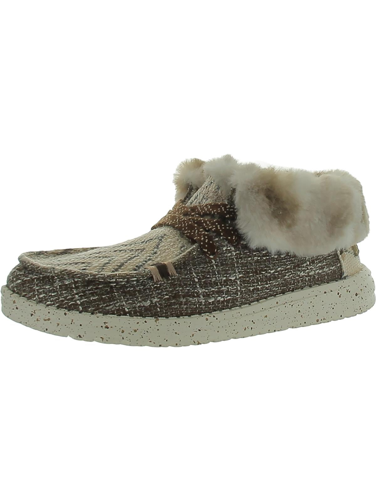 faux fur hey dudes womens