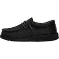 thumbnail image 1 of Hey Dude Youth Wally Basic Black Casual Shoes 40041-001, 1 of 6