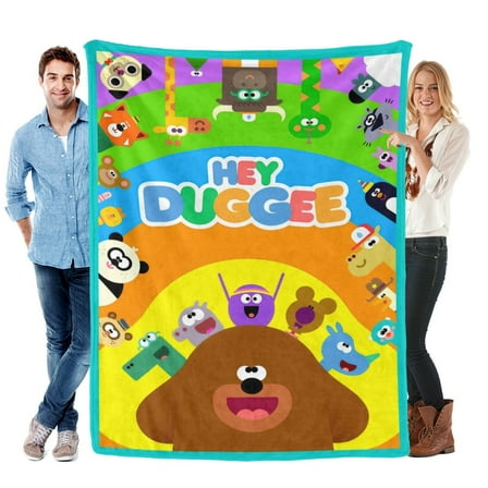 Hey Duggee Blanket Soft Bed Sofa Throw Cozy Comfortable Birthday Gift