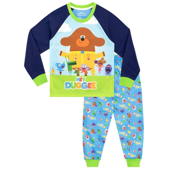 Hey Duggee Boys Pajamas Blue Sizes 18M-7