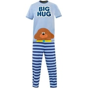 Hey Duggee Mens Big Hug Pajamas Blue Sizes XS-XXL