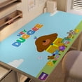 thumbnail image 1 of Hey Duggee-themed extra-large Non-Slip Base leather Desk Table mat—versatile for computer desks, dining tables, and more.12"x24"(30X60cm）, 1 of 6