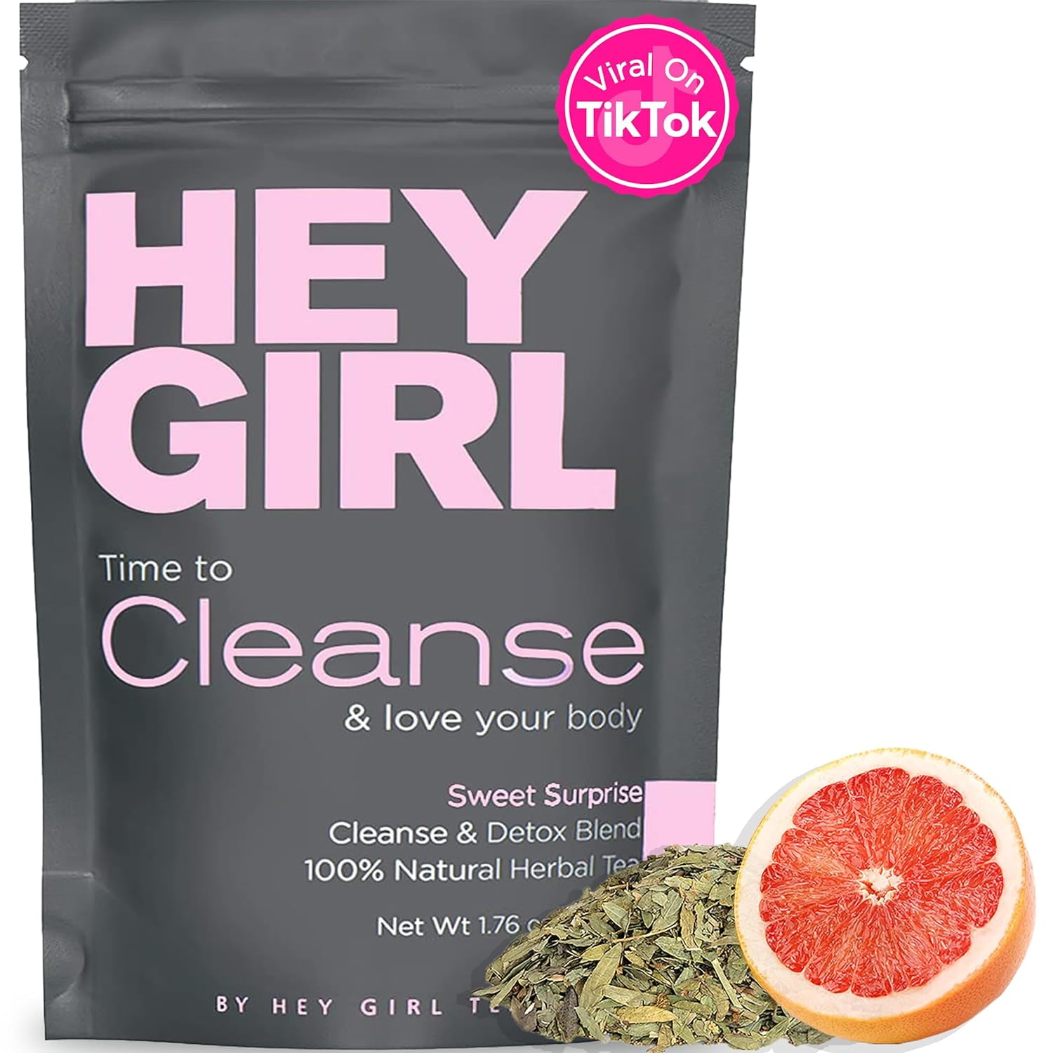 Hey Girl Herbal Detox Tea, Body & Colon Cleanse, CaffeineFree, Keto