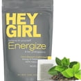thumbnail image 1 of Hey Girl Energize Tea - High Caffeine Energy Tea with Green Tea, Yerba Mate, Oolong, Lemongrass & Ginger Tea - Herbal Wellness Tea, Drink Hot or Cold Brew - 18 Tea Bags, 1 of 4