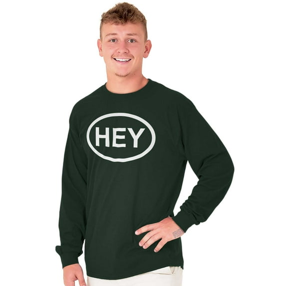 Hey Girl Funny Novelty TV Show Logo Long Sleeve TShirt Men Women Brisco Brands X