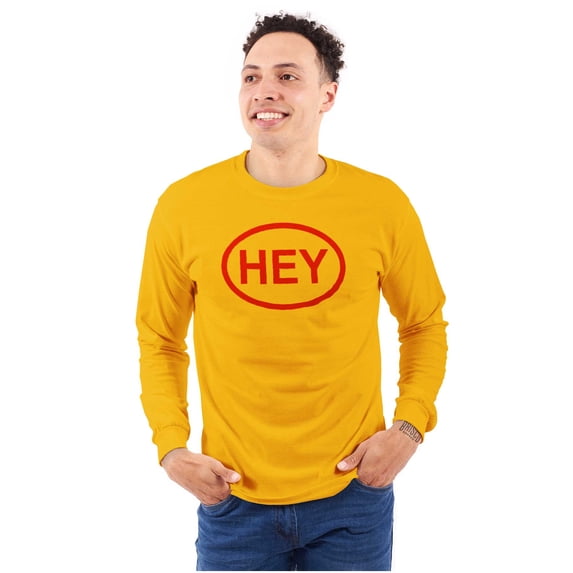 Hey Girl Funny Novelty TV Show Logo Long Sleeve TShirt Men Women Brisco Brands X