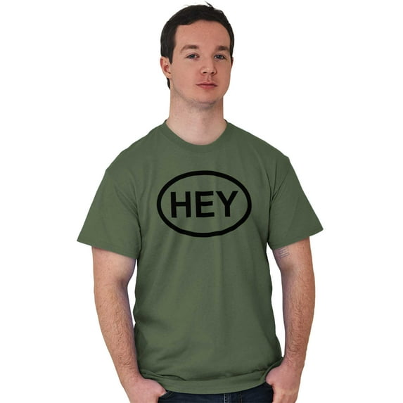 Hey Girl Funny Novelty TV Show Logo Men's Graphic T Shirt Tees Brisco Brands M