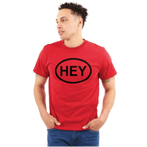 Hey Girl Funny Novelty TV Show Logo Plus Size Crewneck Graphic Tee Shirt Brisco Brands 3X