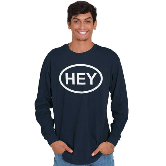 Hey Girl Funny Novelty TV Show Logo Plus Size Long Sleeve Graphic Tee Shirt Brisco Brands 3X