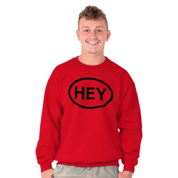 Hey Girl Funny Novelty TV Show Logo Unisex Plus Size Sweatshirt Brisco Brands 2X