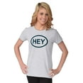 thumbnail image 1 of Hey Girl Funny Novelty TV Show Logo Womens Fitted Plus Size Graphic Tee Brisco Brands 2X, 1 of 4