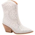 thumbnail image 1 of Hey Girl by Corkys Lowlights Studded Western Boots (8, Ivory), 1 of 11