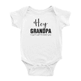 thumbnail image 1 of Hey Grandpa I Can't Wait To Meet You Cute Baby Jumpsuits Newborn ClothesBoy Girl Unisex, 1 of 5