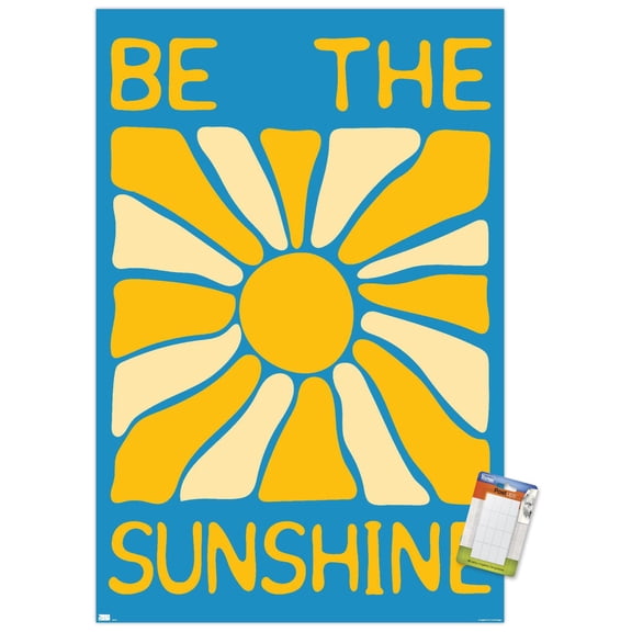 Hey Happy - Be The Sunshine Wall Poster, 22.375" x 34"