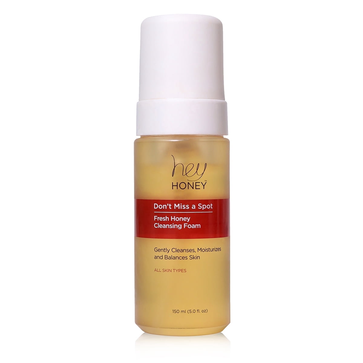 Hey Honey Don't Miss a Spot Fresh Honey Cleansing Foam, 150 ml (5.0 fl ...