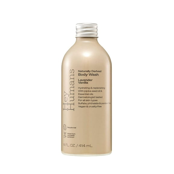 Hey Humans Body Wash Lavender Vanilla, 14 oz