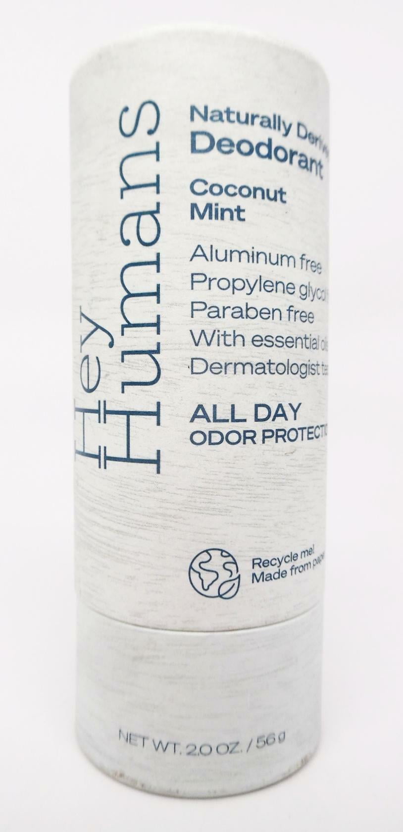 Hey Humans Naturally Derived Aluminum Free Deodorant Coconut Mint 2
