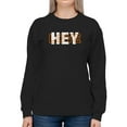 thumbnail image 1 of Hey, Love Women Sweatshirt, Female Medium, 1 of 4
