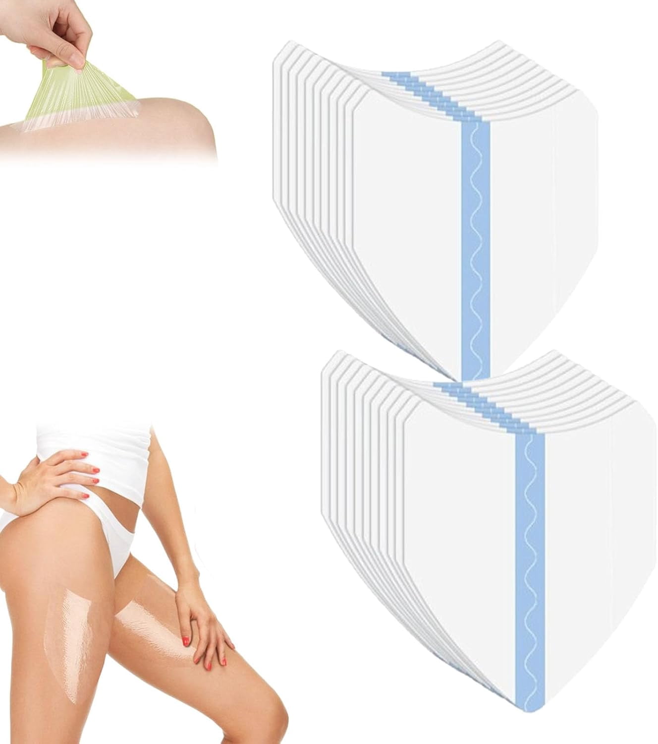 Heynip Thigh Lift Tape, 2 Boxen, Transparente Straffungs-Patches Für Oberschenkel, Sofortiger Lifting-Effekt